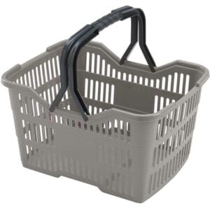 Plastový nákupní košík HEIDRUN 18l MIX barev