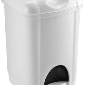 Plastový nášlapný odpadkový koš HEIDRUN 16l.