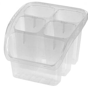 Plastový odkapávač na příbory KEEEPER transparentní