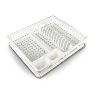 Plastový odkapávač s podnosem HEIDRUN 47x39cm Varianta: ZELENÁ