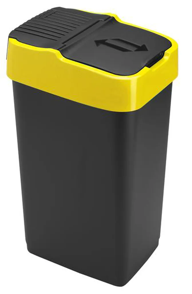 Plastový odpadkový koš HEIDRUN 35l Varianta: ZELENÁ - Obrázek 2