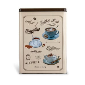 Plechová dóza TORO 18x10x25cm café bistro