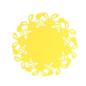 Plstěné prostírání TORO 33cm Velikonoce