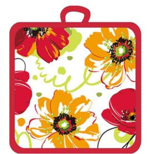 Podložka pod hrnec TORO červené květy