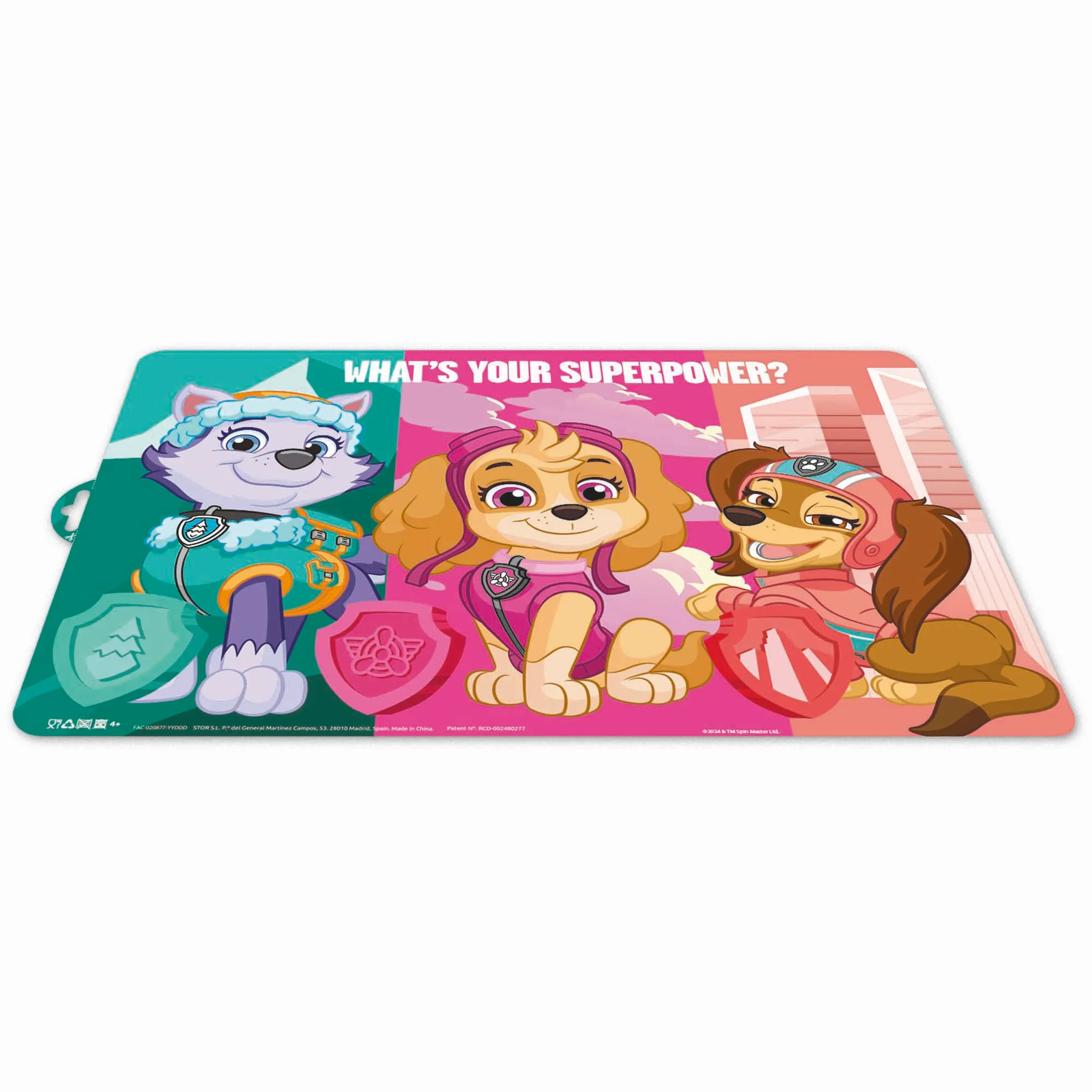 STOR Plastové prostírání Paw Patrol 43x28cm