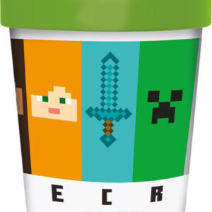 STOR Plastový kelímek MINECRAFT 260ml protiskluzový