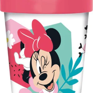 STOR Plastový kelímek MINNIE 260ml protiskluzový
