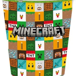 STOR Plastový odpadkový koš Minecraft 5l