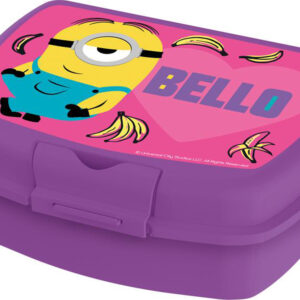 STOR Plastový svačinový box Mimoni 18