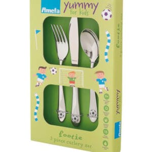 Sada dětských příborů AMEFA 3ks fotbal