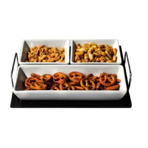 Servírovací sada misek s podnosem TORO obdélník