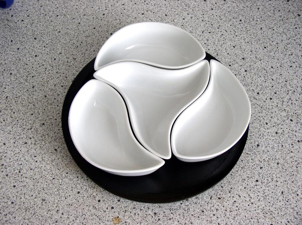 Servírovací sada misek s podnosem TORO větrník - Obrázek 2