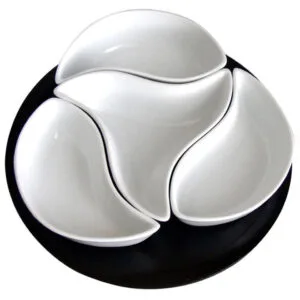 Servírovací sada misek s podnosem TORO větrník