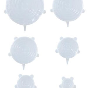 Silikonové pružné víčko ALPINA 6ks MIX velikostí