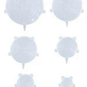 Silikonové pružné víčko ALPINA 6ks MIX velikostí