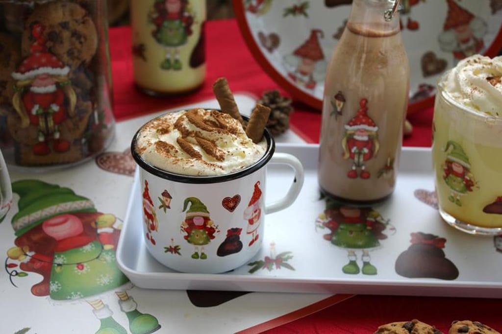 Skleněná dóza na cukroví TORO 1100ml elfíci - Obrázek 2