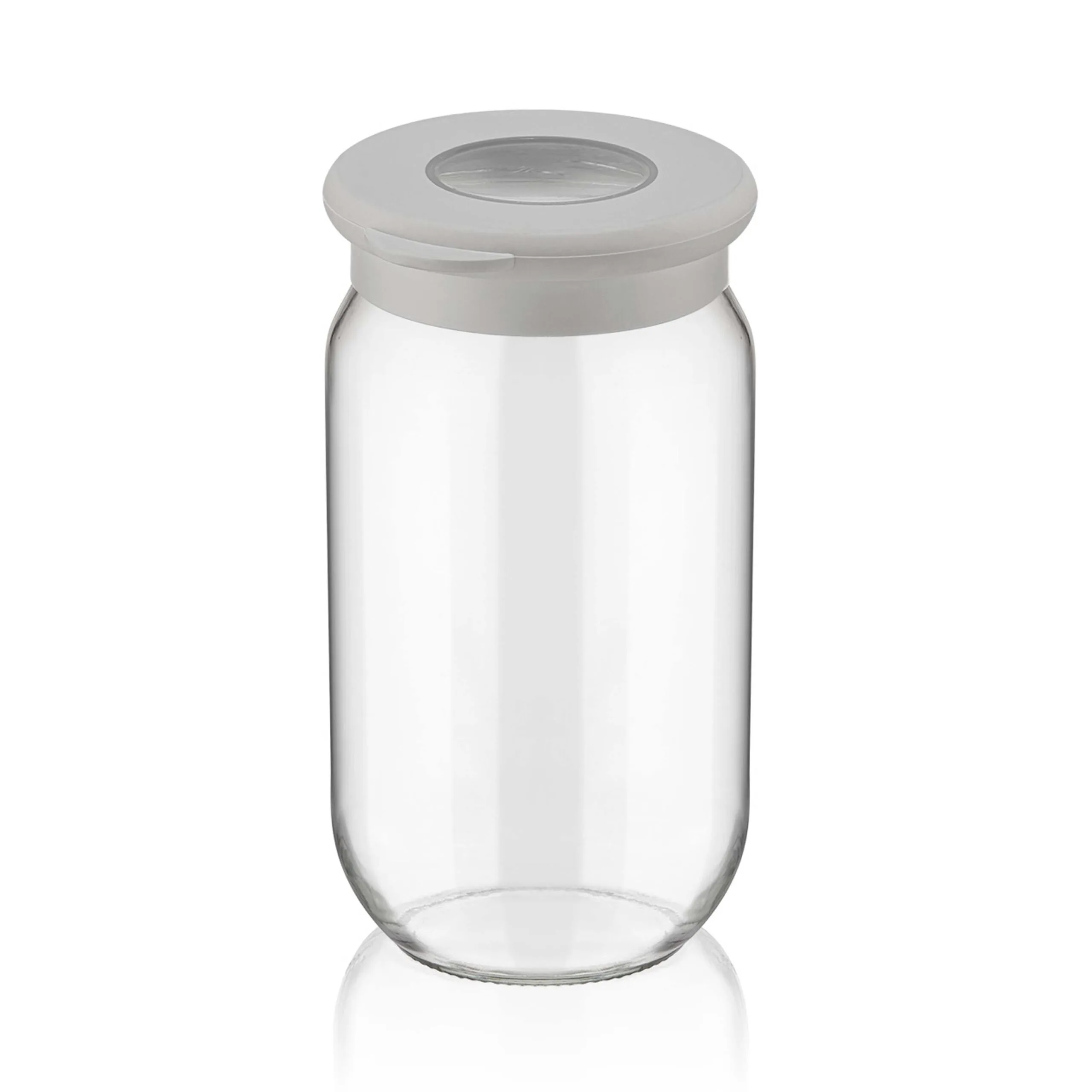 Skleněná dóza  s víčkem QLUX 1l MIX barev - Obrázek 2