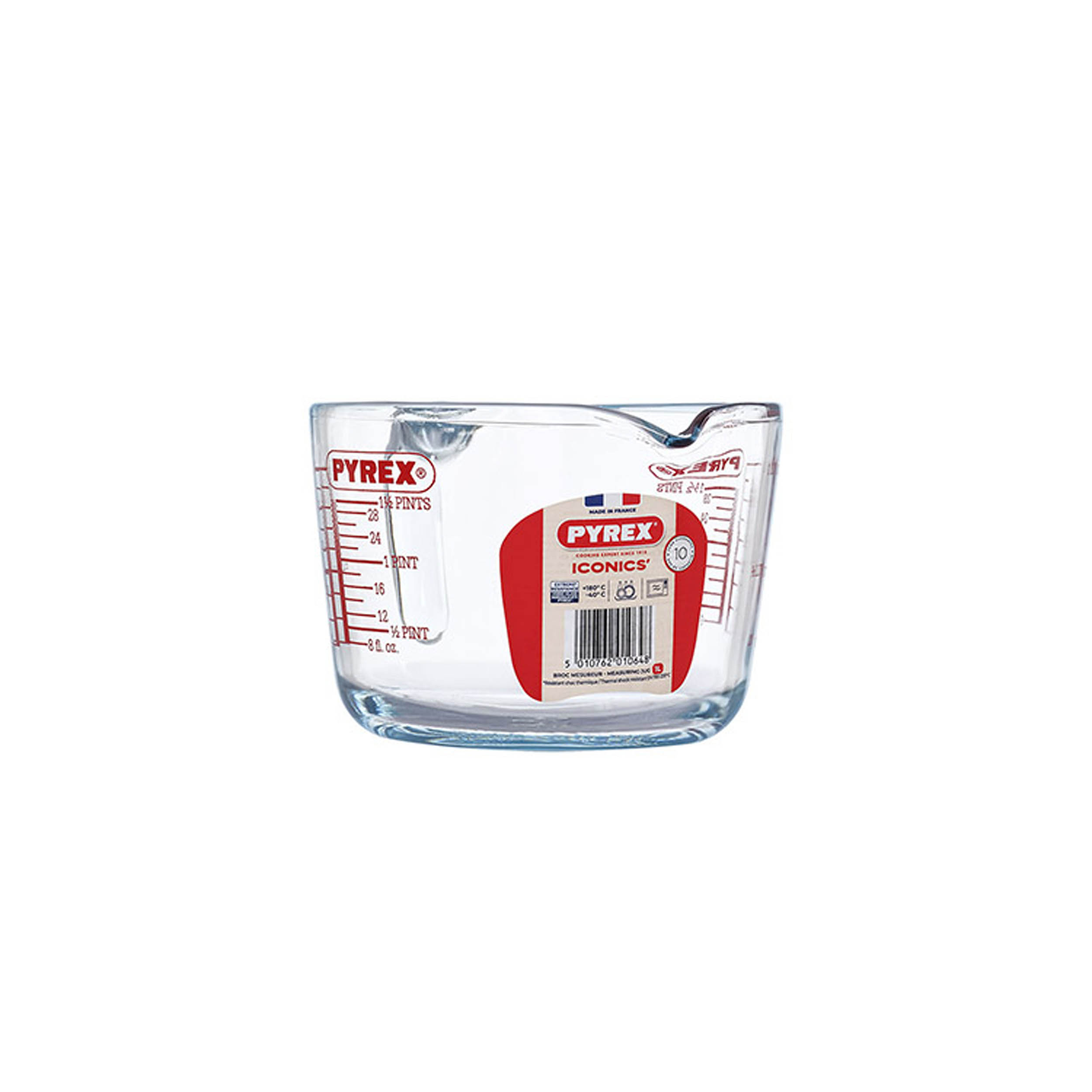 Skleněná odměrka s nálevkou PYREX 1000ml - Obrázek 2