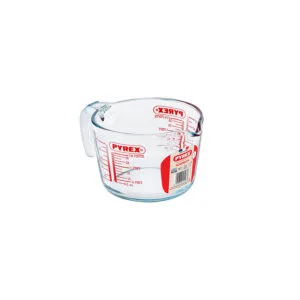Skleněná odměrka s nálevkou PYREX 1000ml
