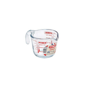 Skleněná odměrka s nálevkou PYREX 250ml