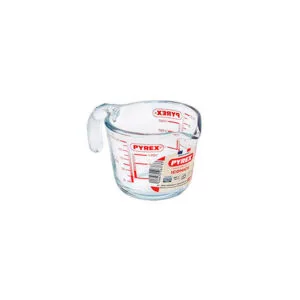 Skleněná odměrka s nálevkou PYREX 250ml