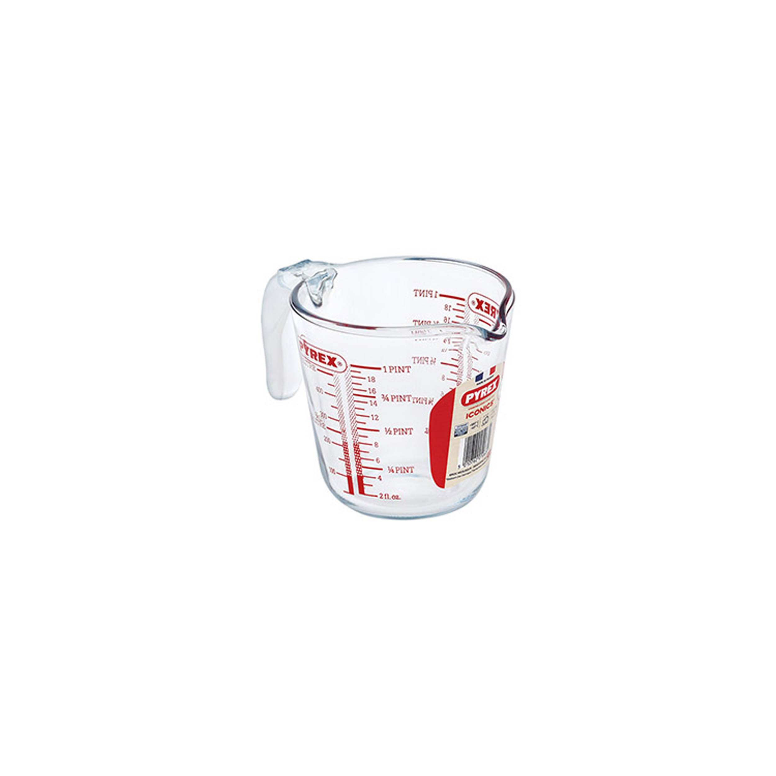 Skleněná odměrka s nálevkou PYREX 500ml