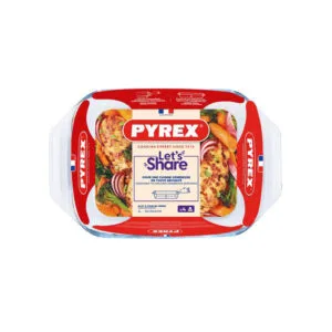 Skleněný pekáč s uchy PYREX 31x20cm/2l.