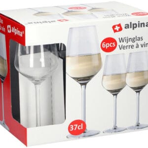 Sklenice na bílé víno ALPINA 370ml 6ks