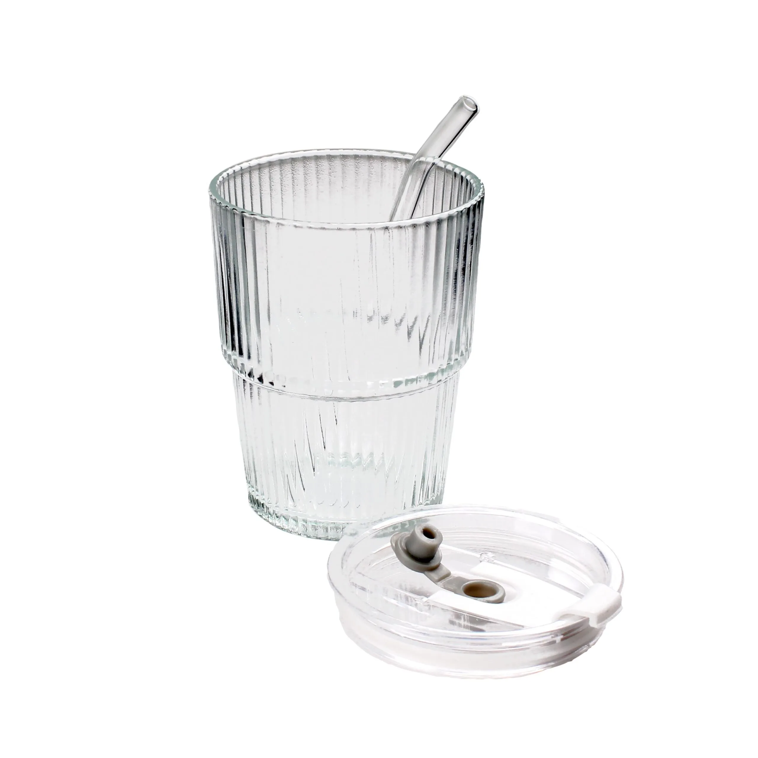 Sklenice s brčkem TORO 320ml - Obrázek 2