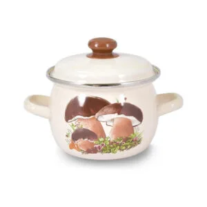 Smaltovaný hrnec s poklicí TORO 3