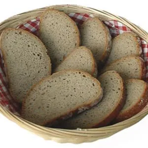 TORO Košíček proutěný kulatý s látkou