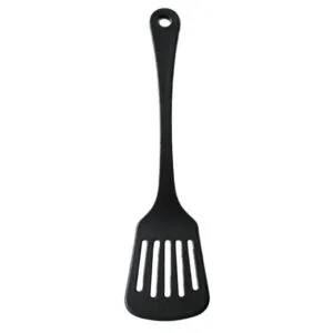 TORO Plastová děrovaná obracečka KITCHISIMO Nero 31cm