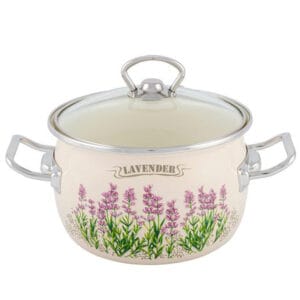 TORO Smaltovaný hrnec s poklicí 3