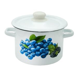 TORO Smaltovaný hrnec s poklicí 5