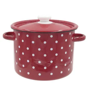 TORO Smaltovaný hrnec s poklicí 5