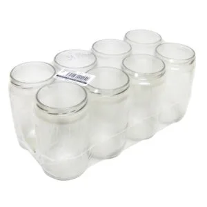 TORO Zavařovací sklenice 720ml TWIST uzávěr 8ks