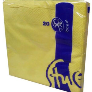 Ubrousky 2-vrstvé St. Magic - žluté