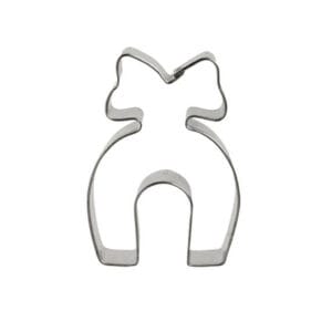 Vykrajovátko na cukroví 6cm podkova s mašlí