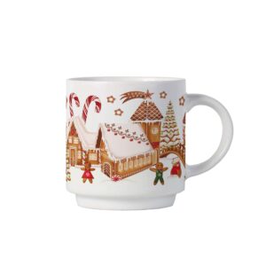 Keramický hrnek TORO 270ml perníčková vesnička