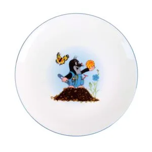 Porcelánový jídelní talíř THUN 21cm krtek MIX motivů