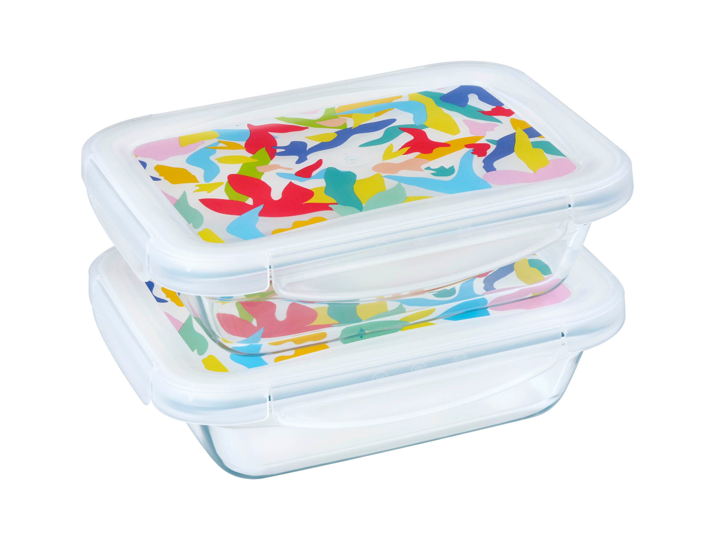 Sada skleněných dóz s víčkem PYREX 2x800ml - Obrázek 2