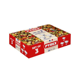 Sada skleněných pekáčů PYREX 3ks 2000ml