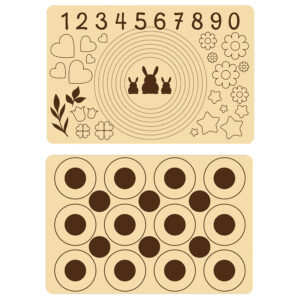 Silikonový vál na těsto TORO 60x40cm s potiskem