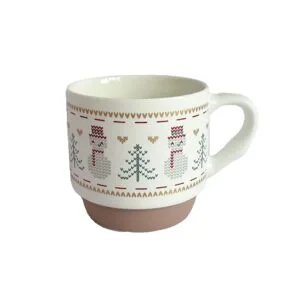 Vánoční keramický hrnek TORO 320ml sněhulák