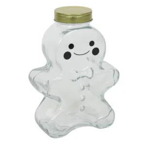 HIT Skleněná dóza s víčkem 450ml perníček