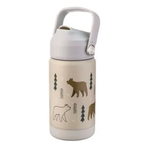 TORO Nerezová termoska s pítkem KITCHISIMO 370ml medvídek