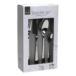 HIT Sada příborů TAVOLA 16ks stříbrná