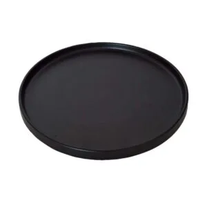 Keramický jídelní talíř KITCHISIMO 26cm černý mat