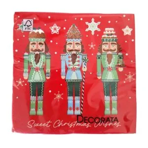 PROCOS UBROUSKY VÁNOČNÍ PŘÁNÍ 3VRSTVÉ 33X33CM