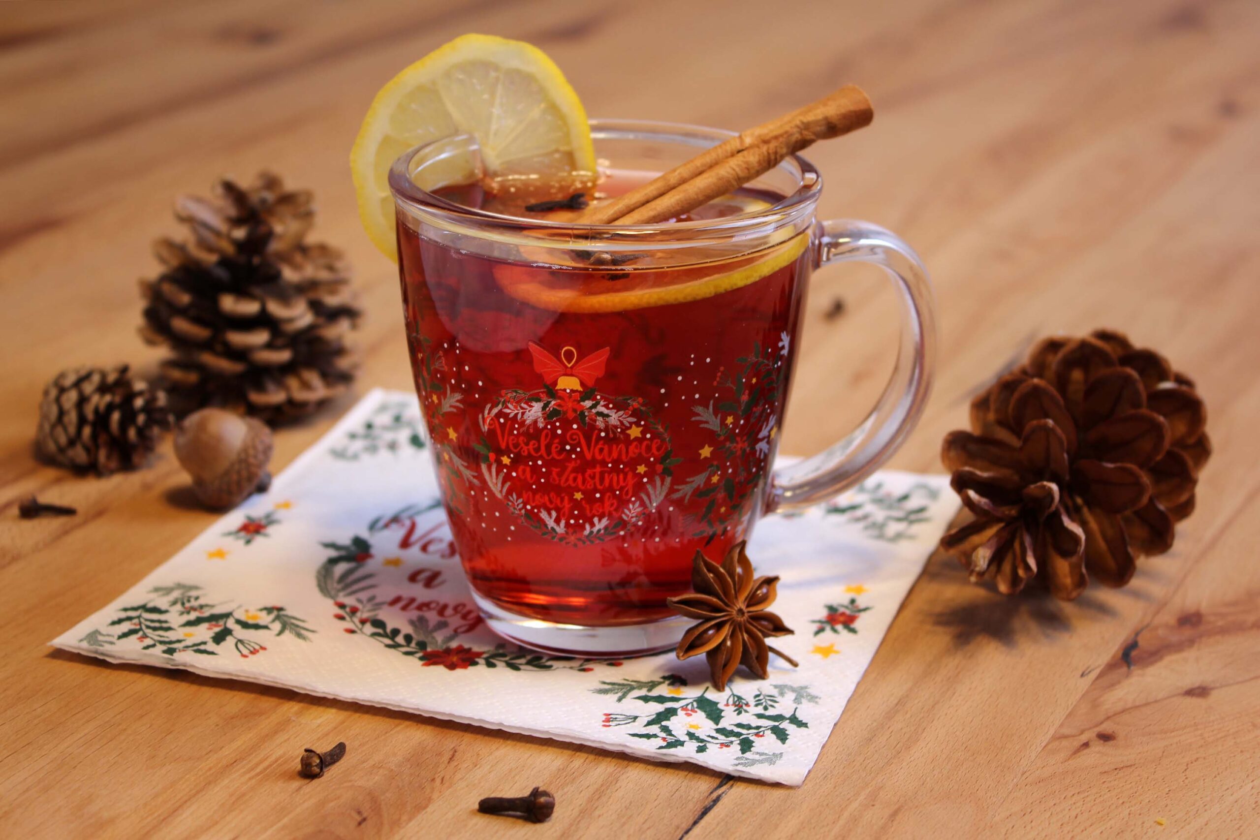 Skleněný hrnek TORO 350ml Veselé Vánoce - Obrázek 2